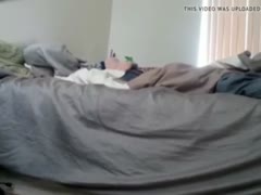 Hot wife masturbates on a hidden cam in order to have her pussy satisfied 